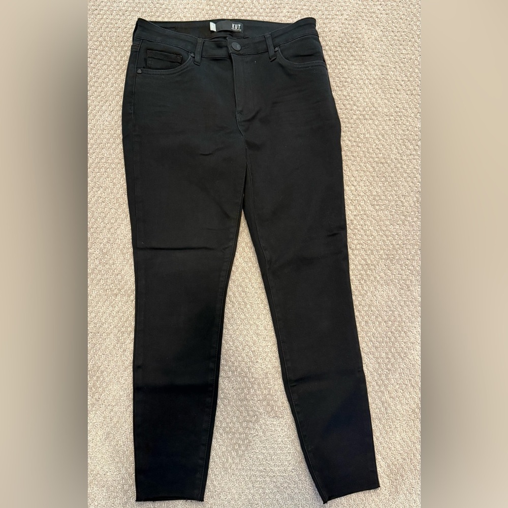 Kut from the Kloth Black High-Rise Skinny Jeans